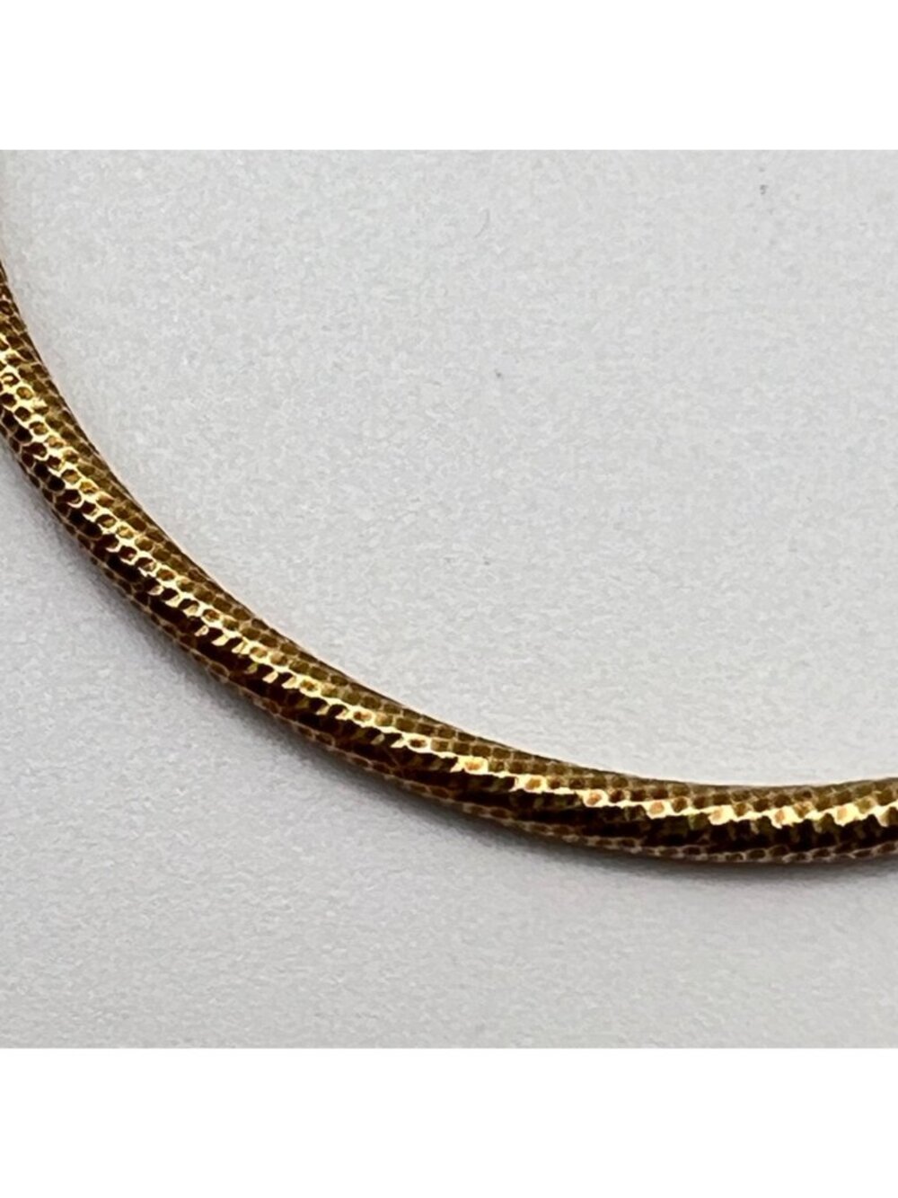 LIRM Italy 925 Sterling Silver 14k Gold Overlay Hoop Earrings 1.75" Textured - Picture 5 of 9